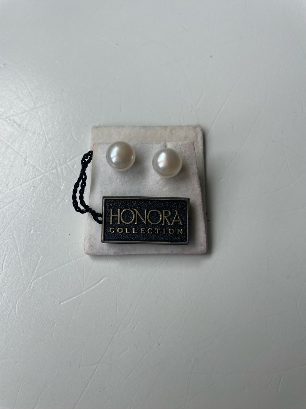 Honora White Pearl Stud Earrings New